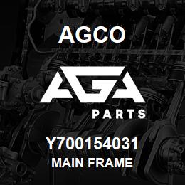 Y700154031 Agco MAIN FRAME | AGA Parts