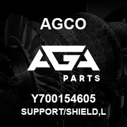 Y700154605 Agco SUPPORT/SHIELD,L | AGA Parts