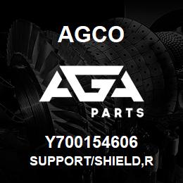 Y700154606 Agco SUPPORT/SHIELD,R | AGA Parts