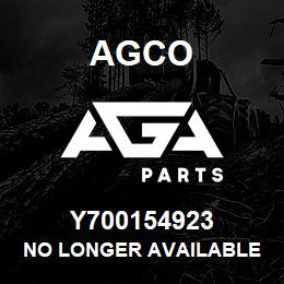 Y700154923 Agco NO LONGER AVAILABLE | AGA Parts