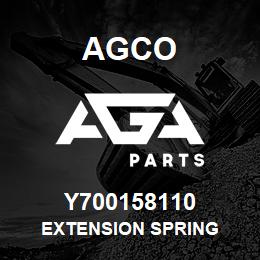 Y700158110 Agco EXTENSION SPRING | AGA Parts