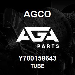 Y700158643 Agco TUBE | AGA Parts