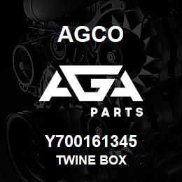 Y700161345 Agco TWINE BOX | AGA Parts