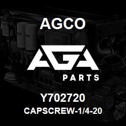 Y702720 Agco CAPSCREW-1/4-20 | AGA Parts