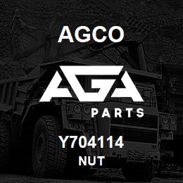 Y704114 Agco NUT | AGA Parts