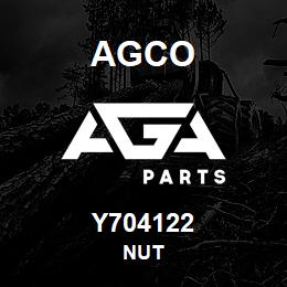 Y704122 Agco NUT | AGA Parts