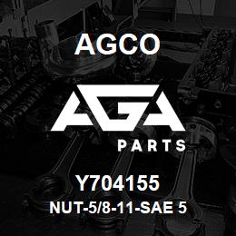 Y704155 Agco NUT-5/8-11-SAE 5 | AGA Parts