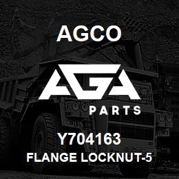 Y704163 Agco FLANGE LOCKNUT-5 | AGA Parts