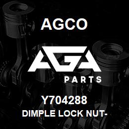 Y704288 Agco DIMPLE LOCK NUT- | AGA Parts