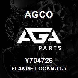 Y704726 Agco FLANGE LOCKNUT-5 | AGA Parts