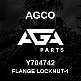 Y704742 Agco FLANGE LOCKNUT-1 | AGA Parts