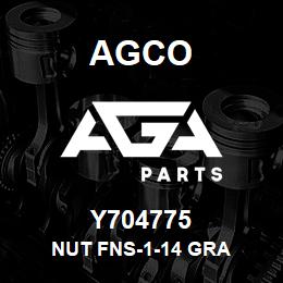 Y704775 Agco NUT FNS-1-14 GRA | AGA Parts