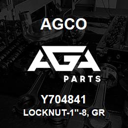 Y704841 Agco LOCKNUT-1"-8, GR | AGA Parts