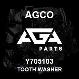 Y705103 Agco TOOTH WASHER | AGA Parts