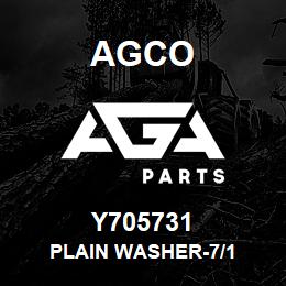 Y705731 Agco PLAIN WASHER-7/1 | AGA Parts