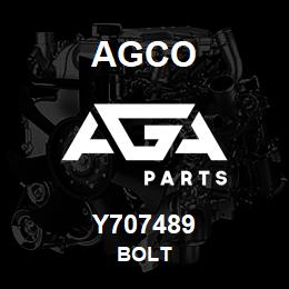 Y707489 Agco BOLT | AGA Parts