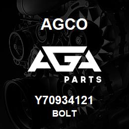 Y70934121 Agco BOLT | AGA Parts