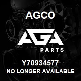 Y70934577 Agco NO LONGER AVAILABLE | AGA Parts