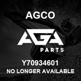 Y70934601 Agco NO LONGER AVAILABLE | AGA Parts