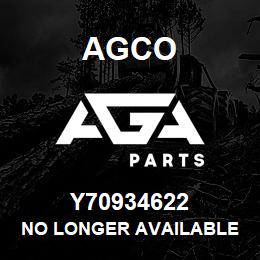 Y70934622 Agco NO LONGER AVAILABLE | AGA Parts