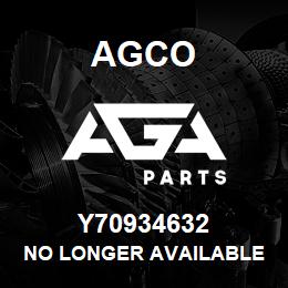 Y70934632 Agco NO LONGER AVAILABLE | AGA Parts