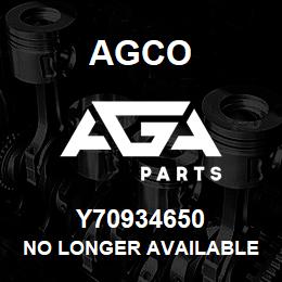 Y70934650 Agco NO LONGER AVAILABLE | AGA Parts