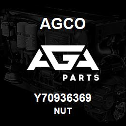 Y70936369 Agco NUT | AGA Parts