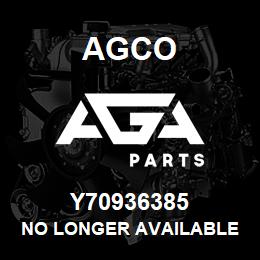 Y70936385 Agco NO LONGER AVAILABLE | AGA Parts