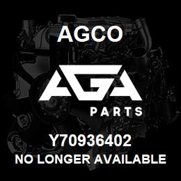 Y70936402 Agco NO LONGER AVAILABLE | AGA Parts