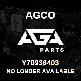 Y70936403 Agco NO LONGER AVAILABLE | AGA Parts