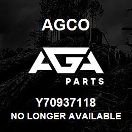 Y70937118 Agco NO LONGER AVAILABLE | AGA Parts