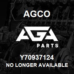 Y70937124 Agco NO LONGER AVAILABLE | AGA Parts