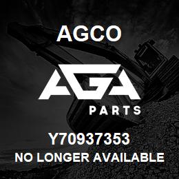 Y70937353 Agco NO LONGER AVAILABLE | AGA Parts