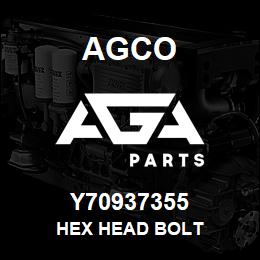 Y70937355 Agco HEX HEAD BOLT | AGA Parts