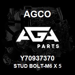 Y70937370 Agco STUD BOLT-M6 X 5 | AGA Parts