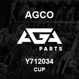 Y712034 Agco CUP | AGA Parts