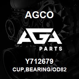 Y712679 Agco CUP,BEARING/OD82 | AGA Parts