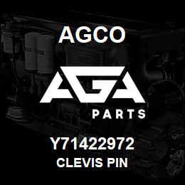 Y71422972 Agco CLEVIS PIN | AGA Parts