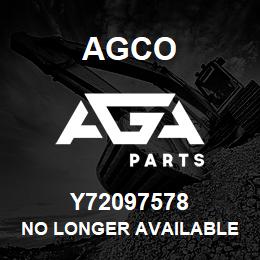 Y72097578 Agco NO LONGER AVAILABLE | AGA Parts