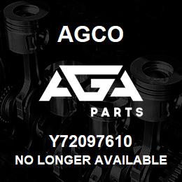 Y72097610 Agco NO LONGER AVAILABLE | AGA Parts