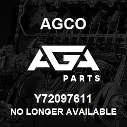 Y72097611 Agco NO LONGER AVAILABLE | AGA Parts