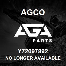 Y72097892 Agco NO LONGER AVAILABLE | AGA Parts