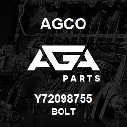 Y72098755 Agco BOLT | AGA Parts