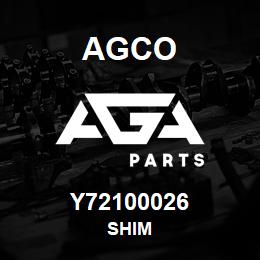 Y72100026 Agco SHIM | AGA Parts