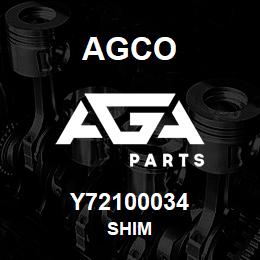 Y72100034 Agco SHIM | AGA Parts