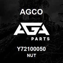 Y72100050 Agco NUT | AGA Parts