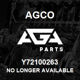 Y72100263 Agco NO LONGER AVAILABLE | AGA Parts