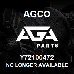 Y72100472 Agco NO LONGER AVAILABLE | AGA Parts