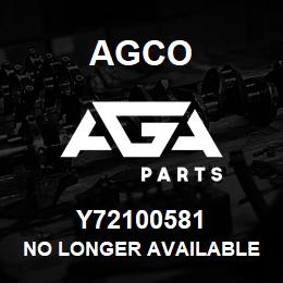 Y72100581 Agco NO LONGER AVAILABLE | AGA Parts