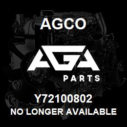 Y72100802 Agco NO LONGER AVAILABLE | AGA Parts